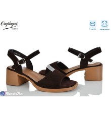 Босоніжки жіночі на літо (8 пар р.36-41) коричневий  "Dageni"