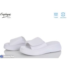 Шлепки жіночі на літо (8 пар р.36-41) білий  "Dageni"