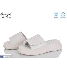 Шлепки жіночі на літо (8 пар р.36-41) бежевий  "Dageni"