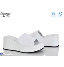 Шлепки жіночі на літо (8 пар р.36-41) білий  "Dageni"