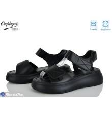 Босоніжки жіночі на літо (8 пар р.36-41) чорний  "Dageni"