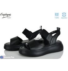 Босоніжки жіночі на літо (8 пар р.36-41) чорний  "Dageni"