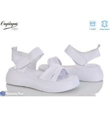 Босоніжки жіночі на літо (8 пар р.36-41) білий  "Dageni"