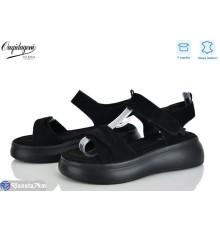 Босоніжки жіночі на літо (8 пар р.36-41) чорний  "Dageni"