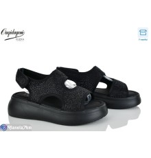 Босоніжки жіночі на літо (8 пар р.36-41) чорний  "Dageni"