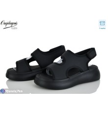 Босоніжки жіночі на літо (8 пар р.36-41) чорний  "Dageni"