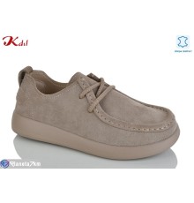 Туфлі жіночі на весну/осінь (8 пар р.36-41) коричневий  "Jiulai-Kadisalun"