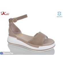 Босоніжки жіночі на літо (8 пар р.36-41) коричневий  "Jiulai-Kadisalun"