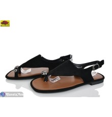 Босоніжки жіночі на літо (8 пар р.36-41) чорний  "Mei De Li"