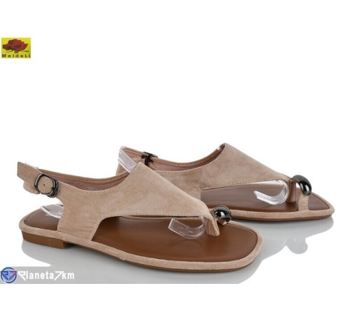 Босоніжки жіночі на літо (8 пар р.36-41) бежевий  "Mei De Li"