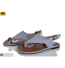 Босоніжки жіночі на літо (8 пар р.36-41) блакитний  "Mei De Li"