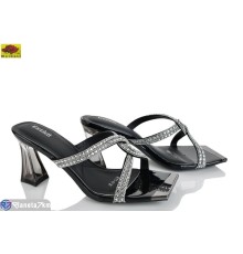 Босоніжки жіночі на літо (6 пар р.36-40) чорний  "Mei De Li"