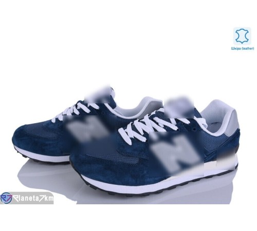 Кросівки чоловічі на весну/осінь (8 пар р.41-46) синій  "Zevs"