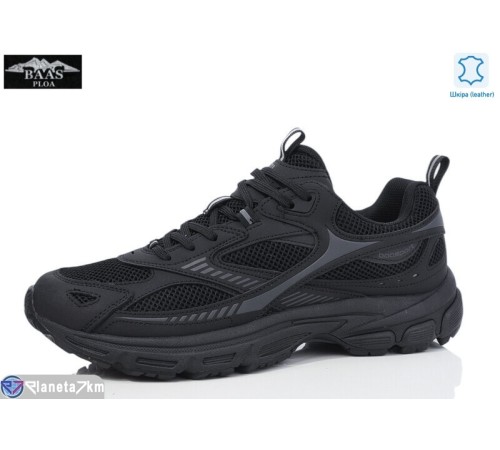 Кросівки чоловічі на весну/осінь (8 пар р.41-46) чорний  "Baas"