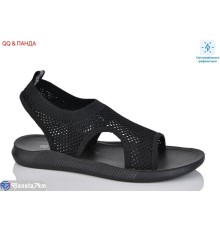 Босоніжки жіночі на літо (8 пар р.36-41) чорний  "QQ&Панда"