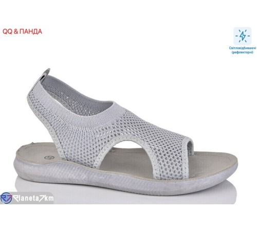 Босоніжки жіночі на літо (8 пар р.36-41) сірий  "QQ&Панда"