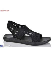 Босоніжки жіночі на літо (8 пар р.36-41) чорний  "QQ&Панда"