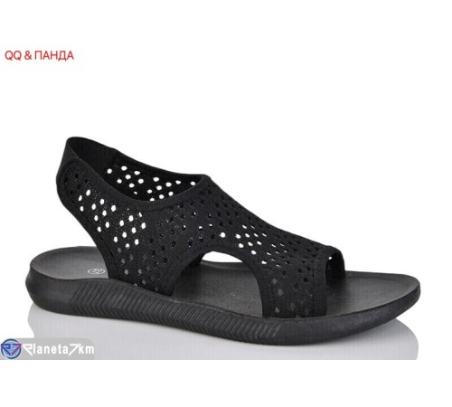 Босоніжки жіночі на літо (8 пар р.36-41) чорний  "QQ&Панда"