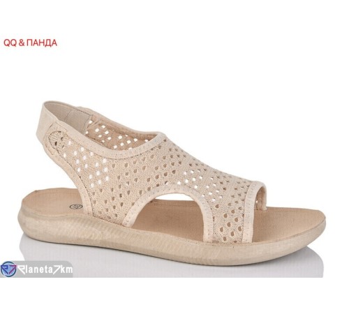 Босоніжки жіночі на літо (8 пар р.36-41) бежевий  "QQ&Панда"