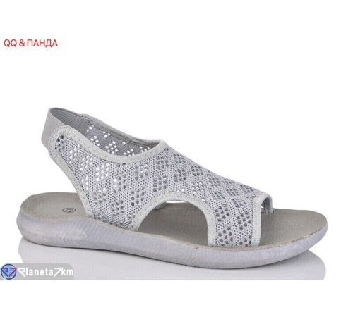 Босоніжки жіночі на літо (8 пар р.36-41) сірий  "QQ&Панда"