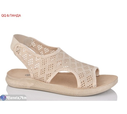 Босоніжки жіночі на літо (8 пар р.36-41) бежевий  "QQ&Панда"