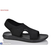 Босоніжки жіночі на літо (8 пар р.36-41) чорний  "QQ&Панда"