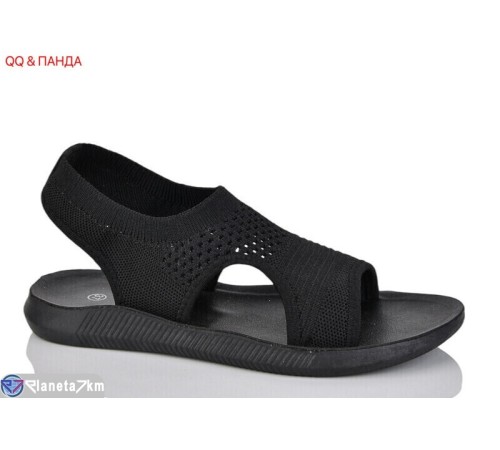 Босоніжки жіночі на літо (8 пар р.36-41) чорний  "QQ&Панда"