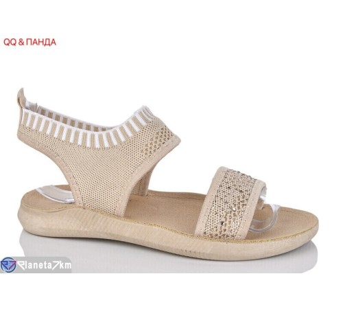 Босоніжки жіночі на літо (8 пар р.36-41) бежевий  "QQ&Панда"