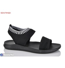 Босоніжки жіночі на літо (8 пар р.36-41) чорний  "QQ&Панда"