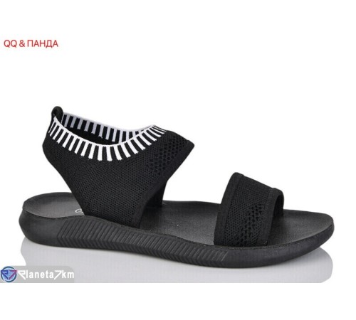 Босоніжки жіночі на літо (8 пар р.36-41) чорний  "QQ&Панда"