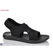 Босоніжки жіночі на літо (8 пар р.36-41) чорний  "QQ&Панда"