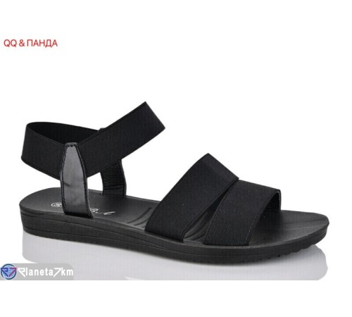 Босоніжки жіночі на літо (8 пар р.36-41) чорний  "QQ&Панда"