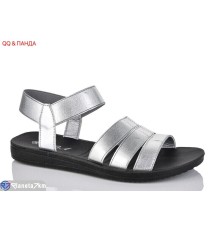 Босоніжки жіночі на літо (8 пар р.36-41) срібний  "QQ&Панда"