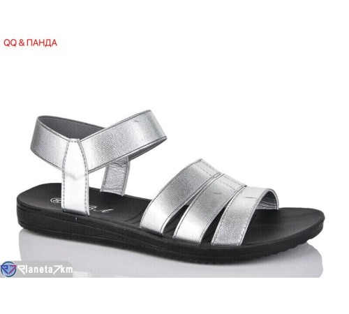 Босоніжки жіночі на літо (8 пар р.36-41) срібний  "QQ&Панда"
