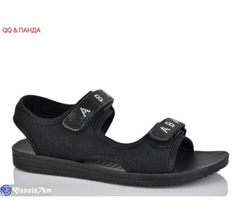 Босоніжки жіночі на літо (8 пар р.36-41) чорний  "QQ&Панда"