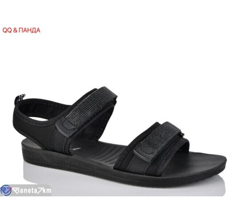 Босоніжки жіночі на літо (8 пар р.36-41) чорний  "QQ&Панда"