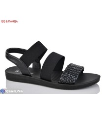 Босоніжки жіночі на літо (8 пар р.36-41) чорний  "QQ&Панда"