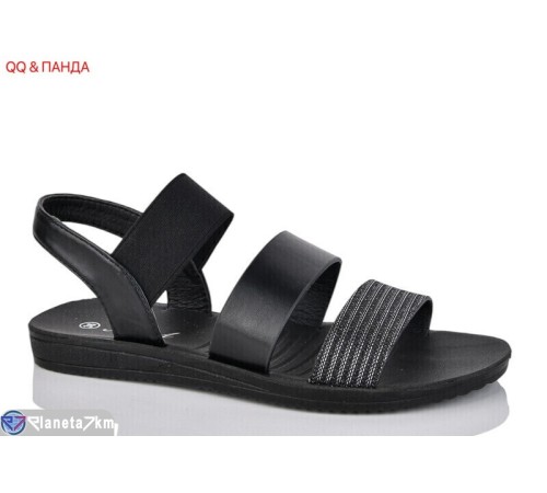 Босоніжки жіночі на літо (8 пар р.36-41) чорний  "QQ&Панда"