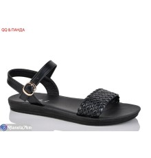 Босоніжки жіночі на літо (8 пар р.36-41) чорний  "QQ&Панда"