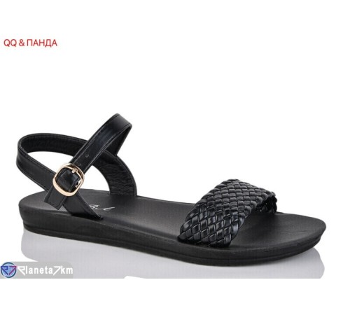 Босоніжки жіночі на літо (8 пар р.36-41) чорний  "QQ&Панда"