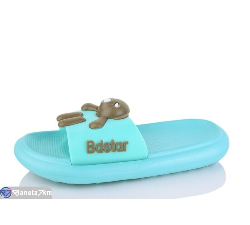 Шлепки жіночі на літо (8 пар р.36-41) зелений  "Kalabok"