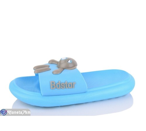 Шлепки жіночі на літо (8 пар р.36-41) синій  "Kalabok"