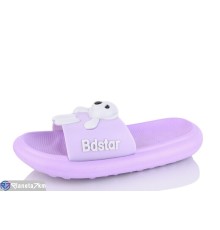 Шлепки жіночі на літо (8 пар р.36-41) фіолетовий  "Kalabok"