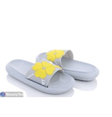 Шлепки жіночі на літо (8 пар р.36-41) сірий  "Kalabok"
