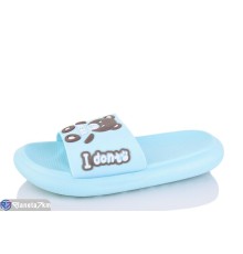 Шлепки жіночі на літо (8 пар р.36-41) блакитний  "Kalabok"