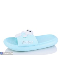 Шлепки жіночі на літо (8 пар р.36-41) блакитний  "Kalabok"