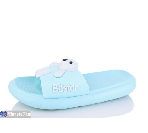 Шлепки жіночі на літо (8 пар р.36-41) блакитний  "Kalabok"