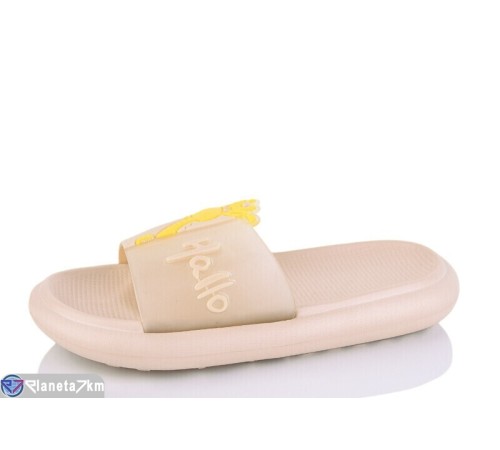 Шлепки жіночі на літо (8 пар р.36-41) бежевий  "Kalabok"
