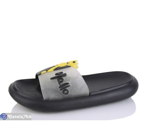 Шлепки жіночі на літо (8 пар р.36-41) чорний  "Kalabok"