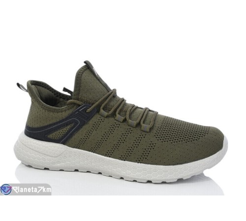 Кросівки чоловічі на літо (8 пар р.41-46) зелений  "Fuggo"